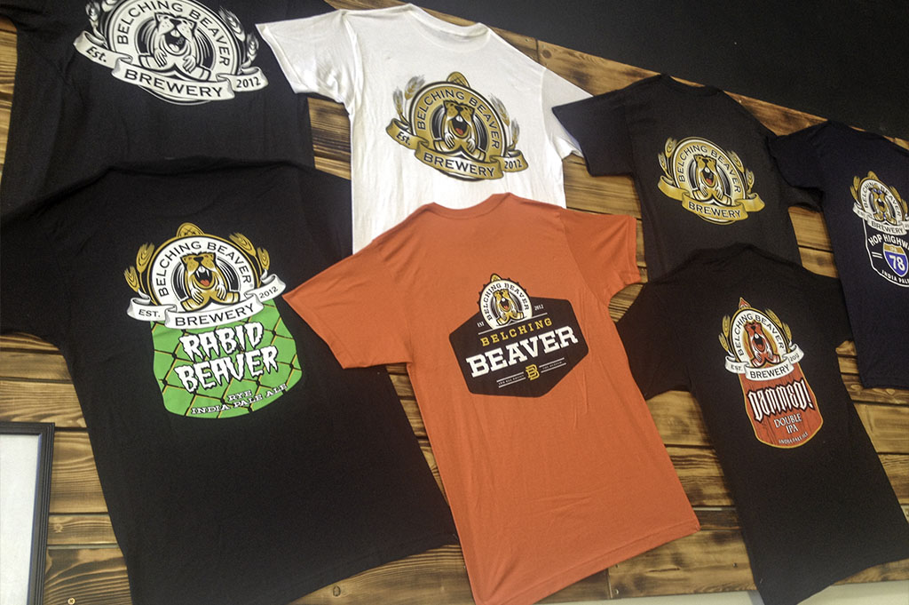 belching beaver t shirt